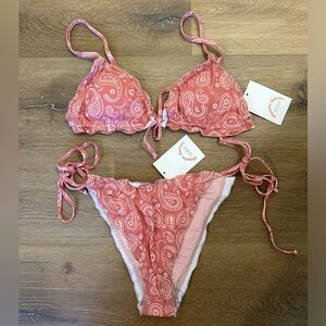 Dippin Daisy’s Pink Paisley Bikini